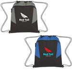 JH3469 Tahoe Heathered Drawstring Backpack With Custom Imprint